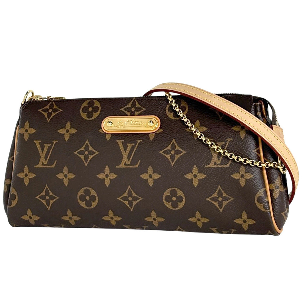 Louis Vuitton Eva Shoulder Bag Handbag Monogram Brown